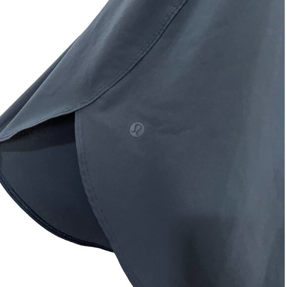 Lululemon Everyday Knee Length Asymmetrical Skirt Size 6 Navy Dance Performance - Picture 5 of 5